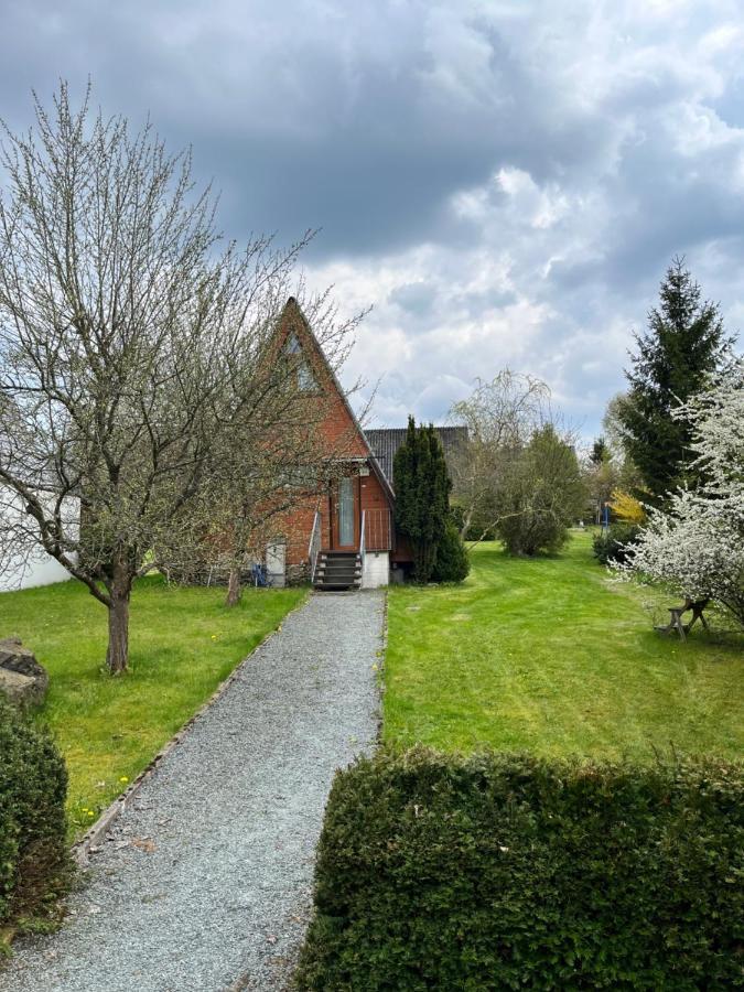 Gemuetliches Ferienhaus Mit Sonniger Terrasse Frankenwald Naehe Badesee Smart-Tv Lichtenberg  Zewnętrze zdjęcie